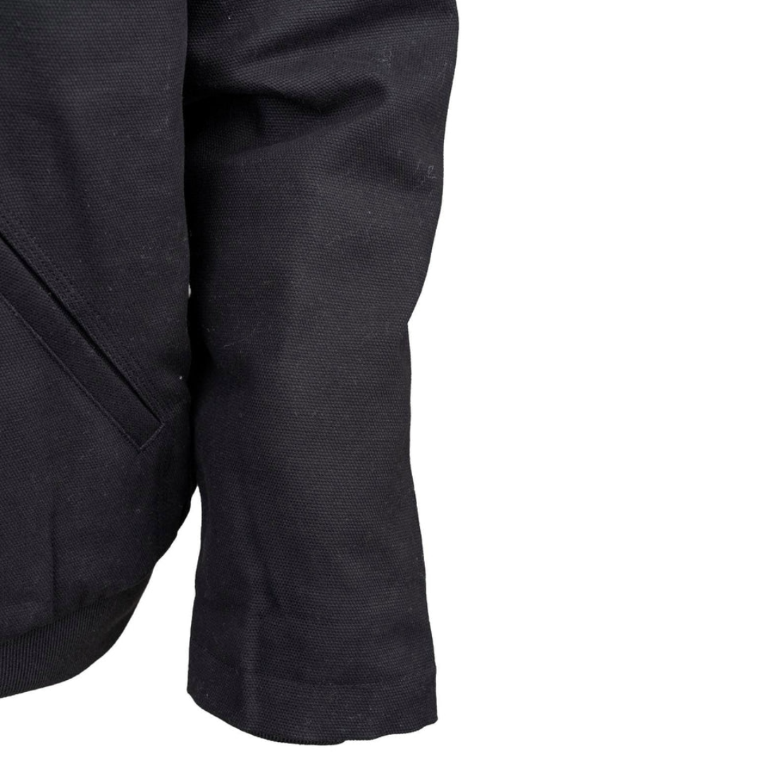 Outback Trading Men's Canvas Sawbuck Black Hoodie 29853-BLK