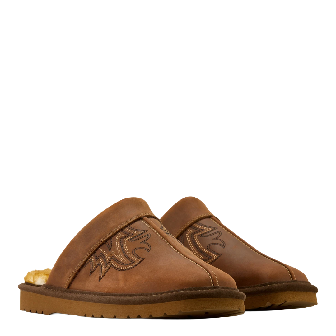 Ariat Men's Chocolate Brown Silversmith Exotic Slipper AR4423-220