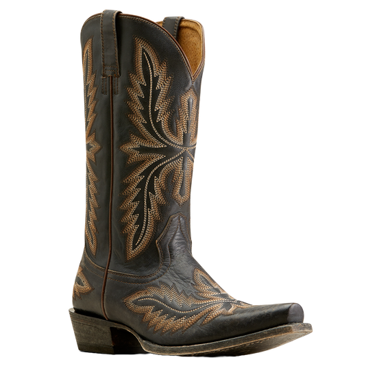 Ariat Men's Downtown Cowboy Old West Black Western Boot 10051046