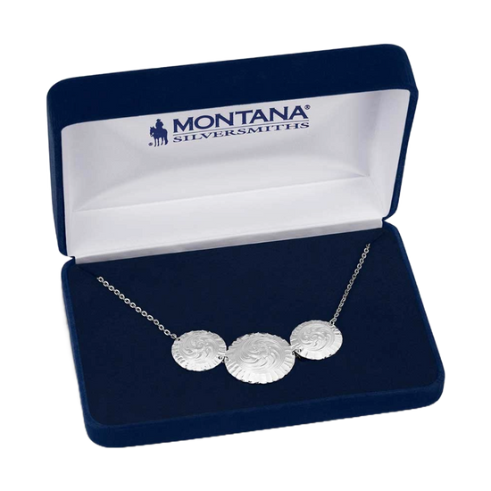 Montana Silversmith Ladies Sundance Concho Silver Necklace NC5813SV