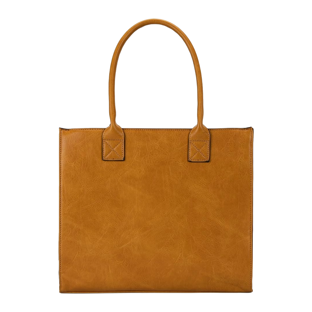 Wrangler Ladies Carry-All Mustard Crossbody Tote Bag WG70-8317BMST