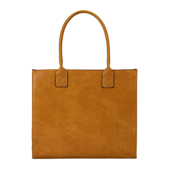 Wrangler Ladies Carry-All Mustard Crossbody Tote Bag WG70-8317BMST