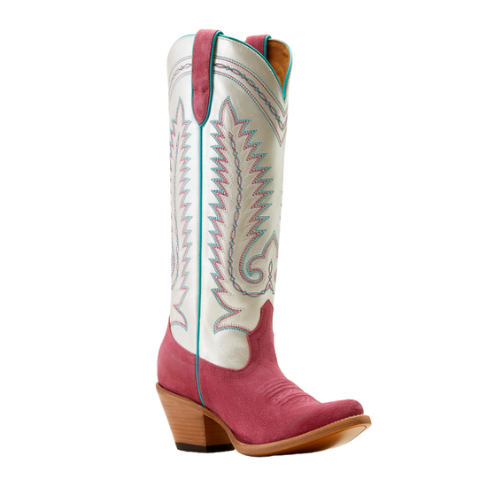 Ariat Ladies Ambrose Raspberry Suede Western Boots 10051052