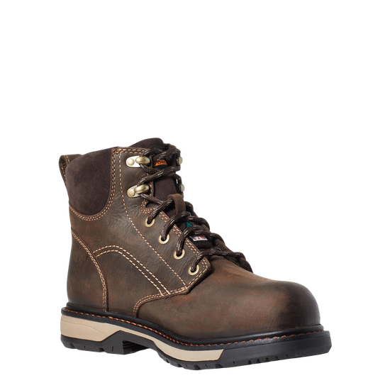 Ariat Ladies Riveter 6" Brown Work Boots 10035773