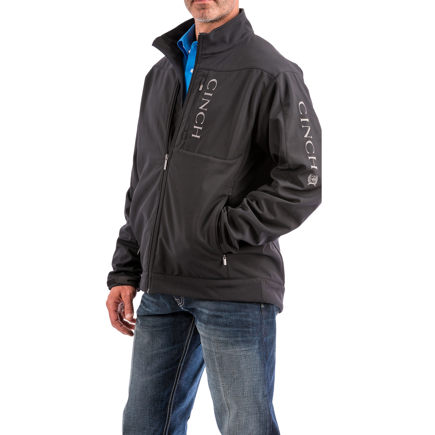 Cinch® Men's Black Concealed Carry Bonded Jacket MWJ1043014