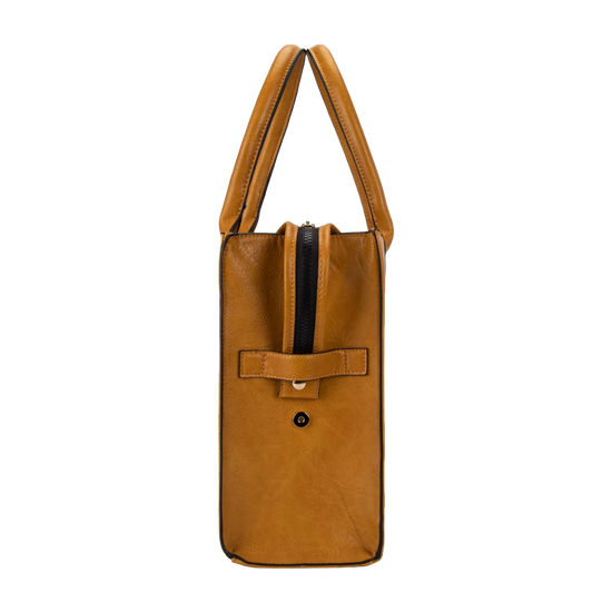 Wrangler Ladies Carry-All Mustard Crossbody Tote Bag WG70-8317BMST