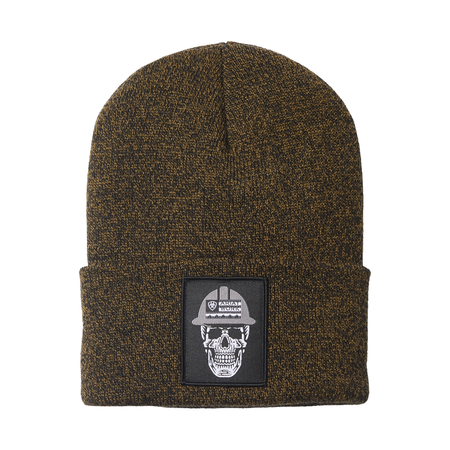 Ariat Rebar Roughneck Watch Military Olive & Black Beanie Cap 10047075