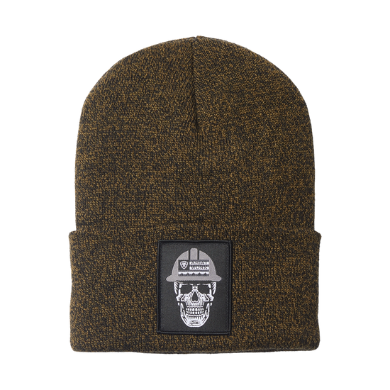 Ariat Rebar Roughneck Watch Military Olive & Black Beanie Cap 10047075