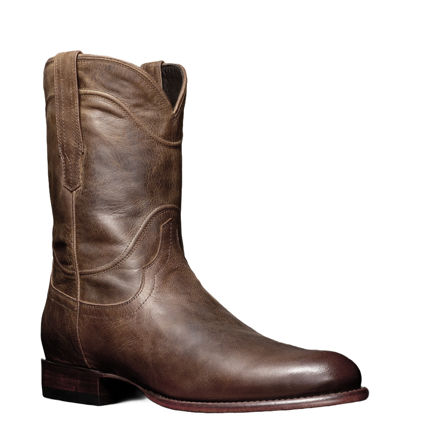 Tecovas Men's The Earl Goat Cafe Roper Western Boots 10002CAF