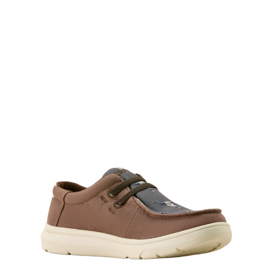 Ariat Boy's Hilo Chocolate Slip On Shoes 10063935