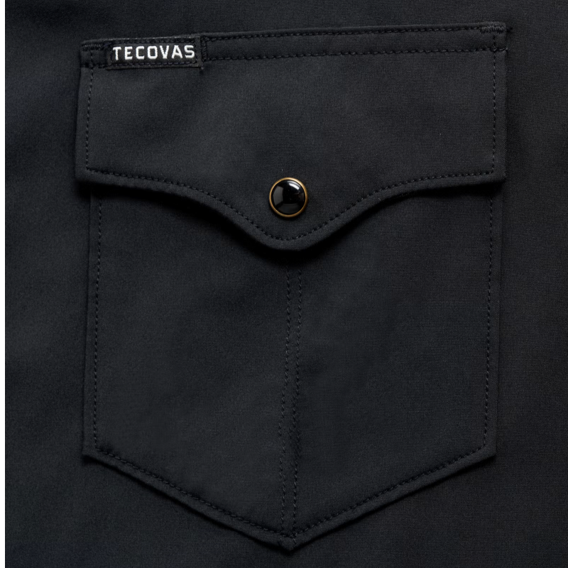 Tecovas Men's Performance Classic Black Button Down Shirt 40361BLK