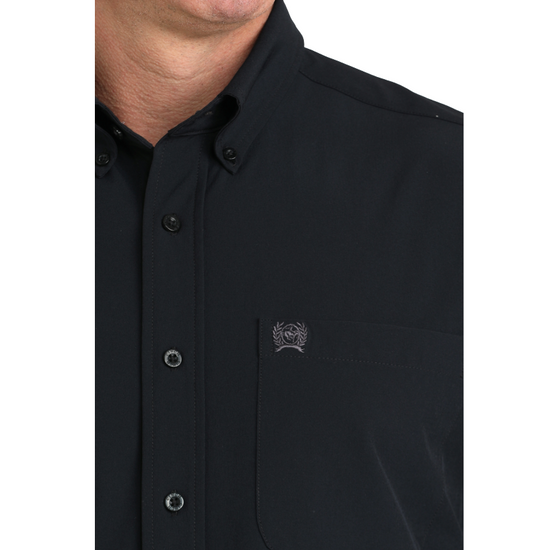 Cinch Men's Arenaflex Long Sleeve Black Button Down Shirt MTW1862039