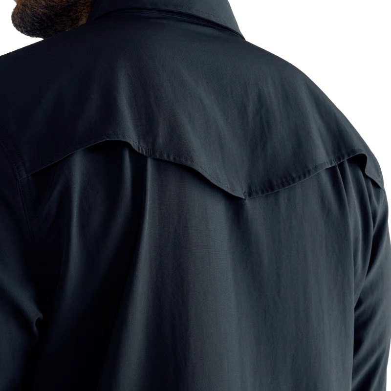 Tecovas Men's Performance Classic Black Button Down Shirt 40361BLK