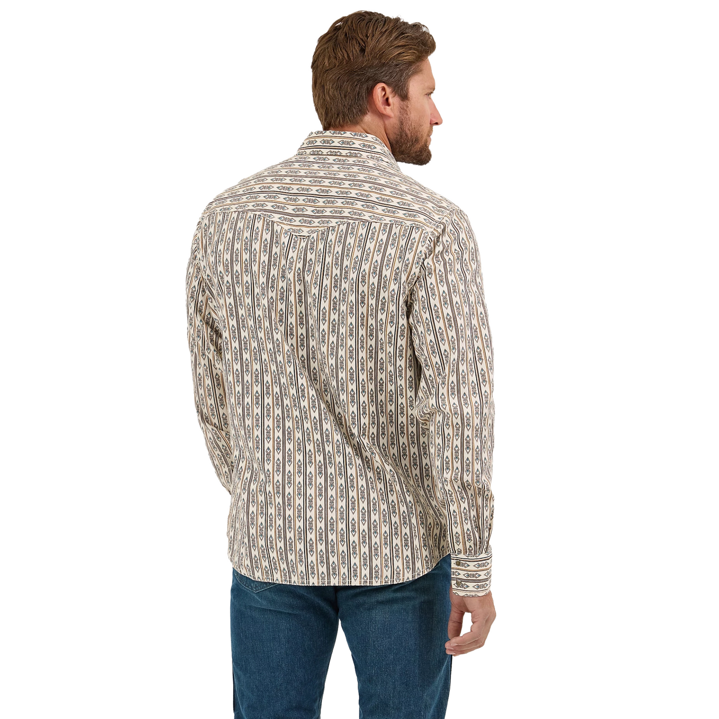 Wrangler Men's Retro® Antique White Modern Fit Snap Shirt 112369843