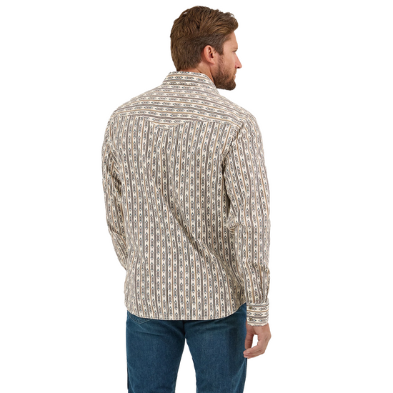 Wrangler Men's Retro® Antique White Modern Fit Snap Shirt 112369843
