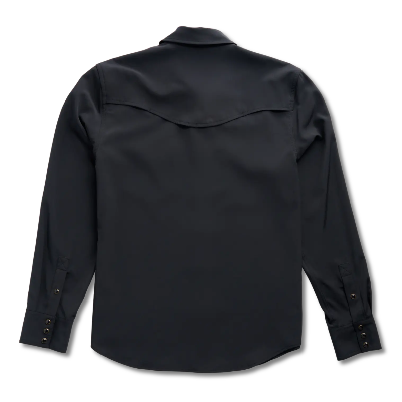 Tecovas Men's Performance Classic Black Button Down Shirt 40361BLK