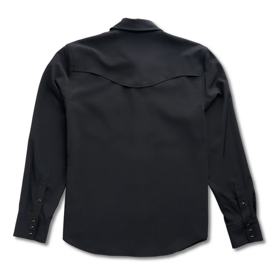 Tecovas Men's Performance Classic Black Button Down Shirt 40361BLK