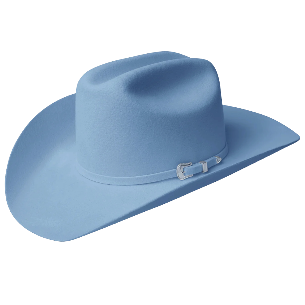 Bailey Lightning 4X Dusk Blue Wool Western Hat W0604A-DB435