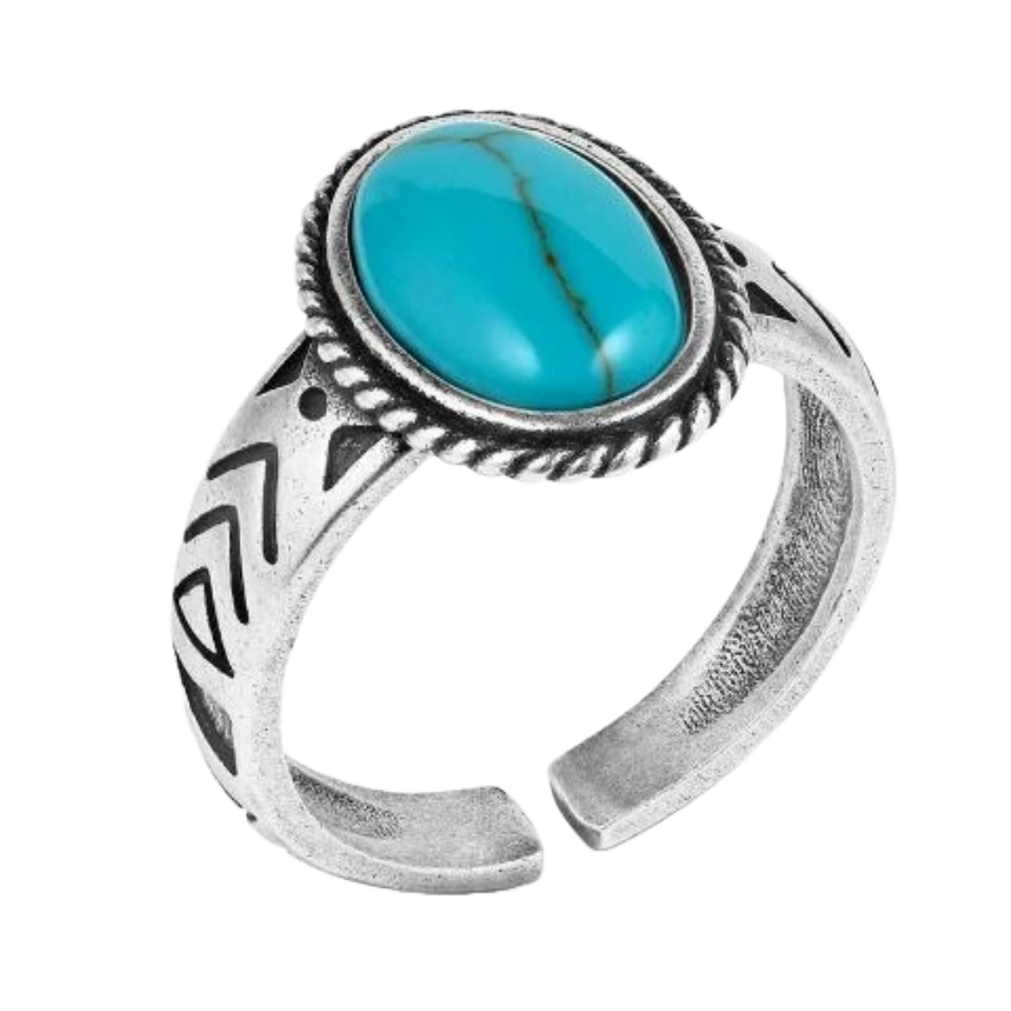 Montana Silversmiths Ladies Uncovered Beauty Turquoise & Silver Ring RG5810