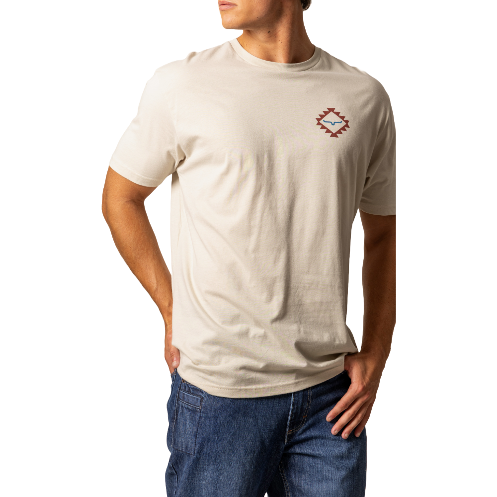 Kimes Ranch Men's Vaugh Western Graphic Sand T-Shirt MSH0000134-BE007