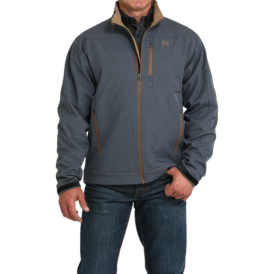 Cinch Men's Blue Bonded Zip Jacket MWJ1567015