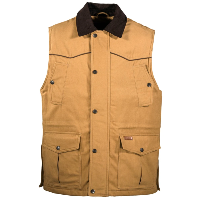 Outback Trading Company® Men's Cattleman Canvas Vests 29746-CVS