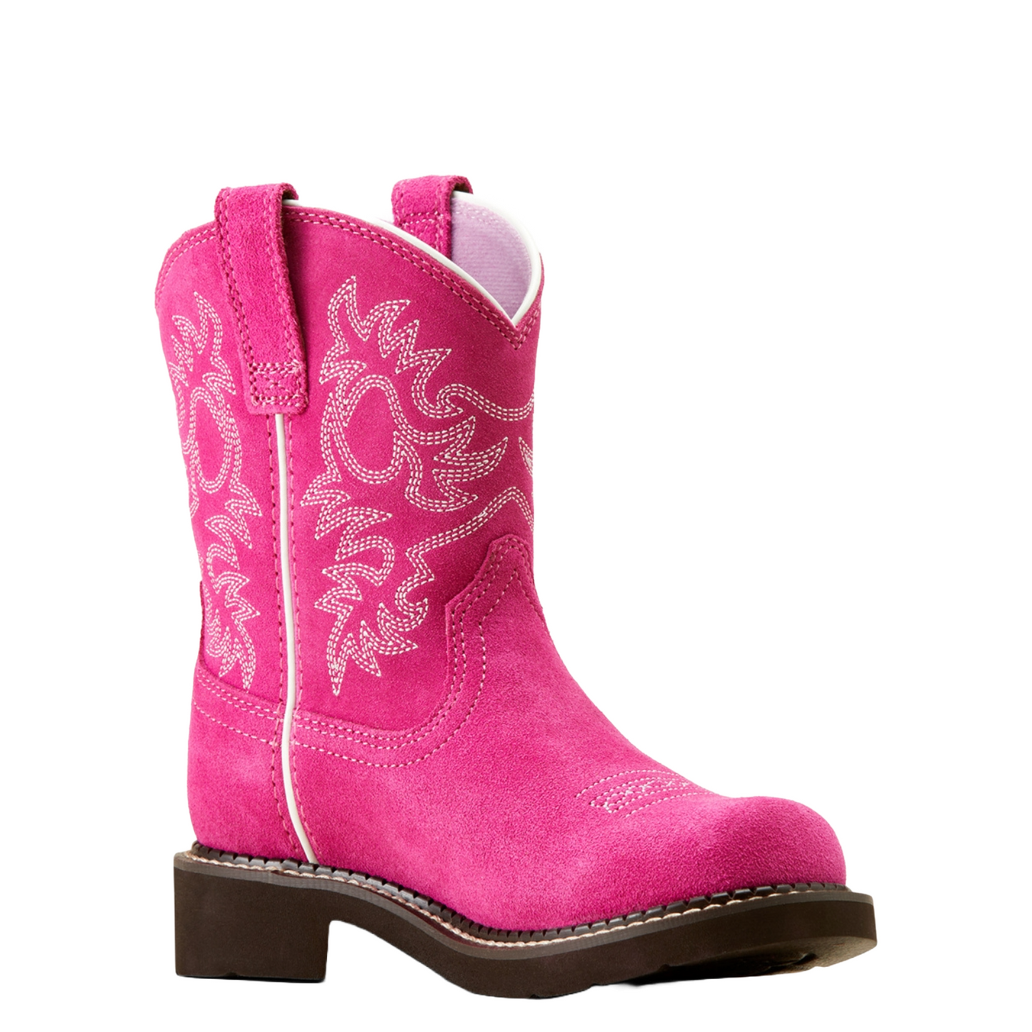 Ariat Youth Fatbaby Hottest Pink Western Boots 10051009