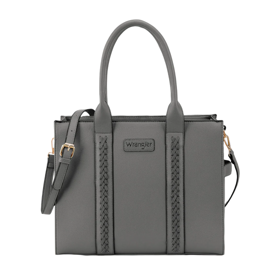 Wrangler Ladies Carry-All Grey Crossbody Tote Bag WG70-8317GY