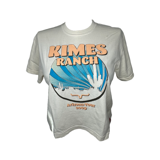Kimes Ranch Ladies Psyche Tour Ivory Graphic T-shirt S24W12S3A0C0E5