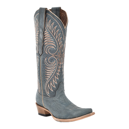 Circle G By Corral Ladies Distressed Blue Western Boots L6120