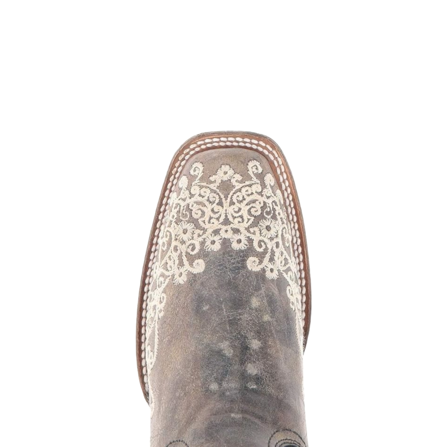 Corral Ladies Iconic Lisa Brown Crater Bone Embroidered Boots A2663