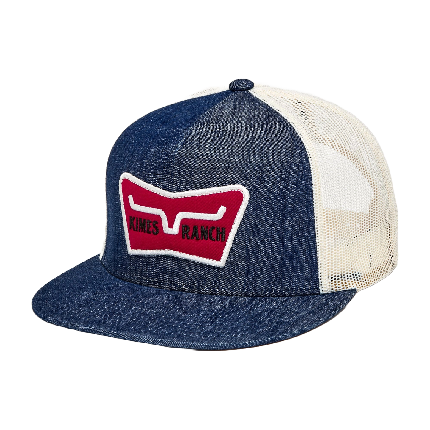 Kimes Ranch® Unisex Panoramic Trucker Denim Cap UHA0000084-BL101