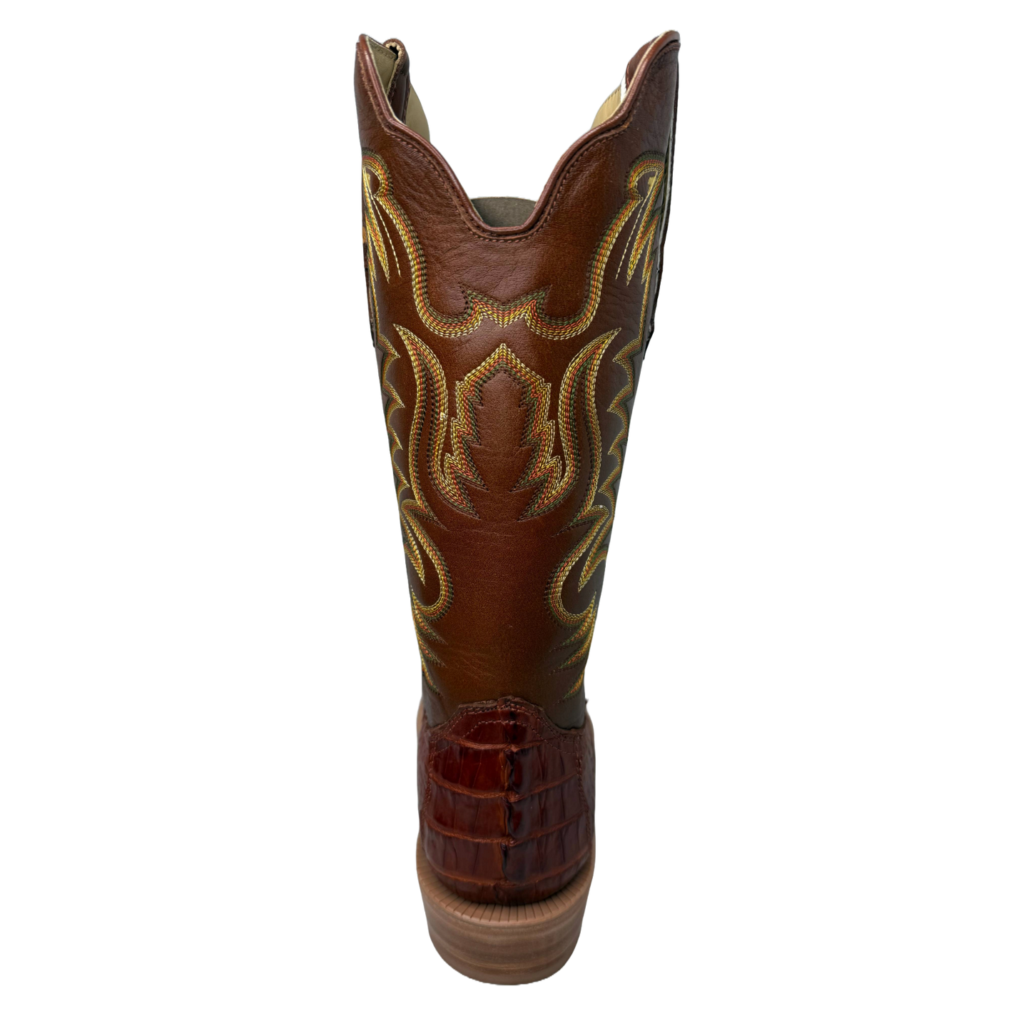 R.Watson Men's Brandy Vintage Hornback Brown Western Boot RW3012-3