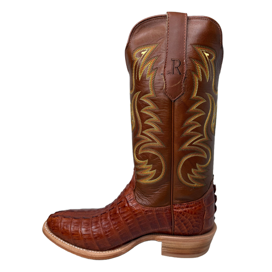 R.Watson Men's Brandy Vintage Hornback Brown Western Boot RW3012-3