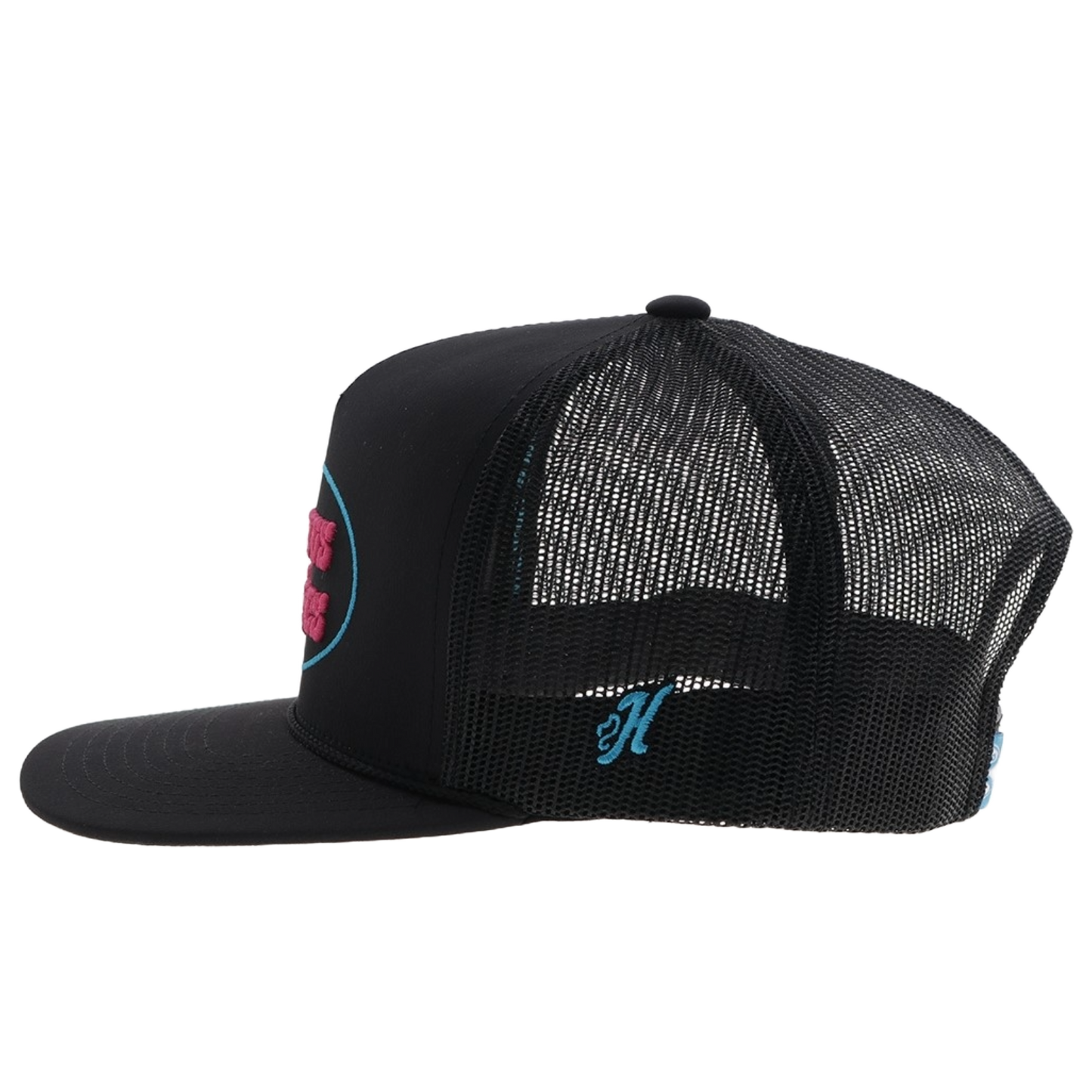 Hooey Ladies Cactus Ropes 5-Panel Black Snapback Hat CR113