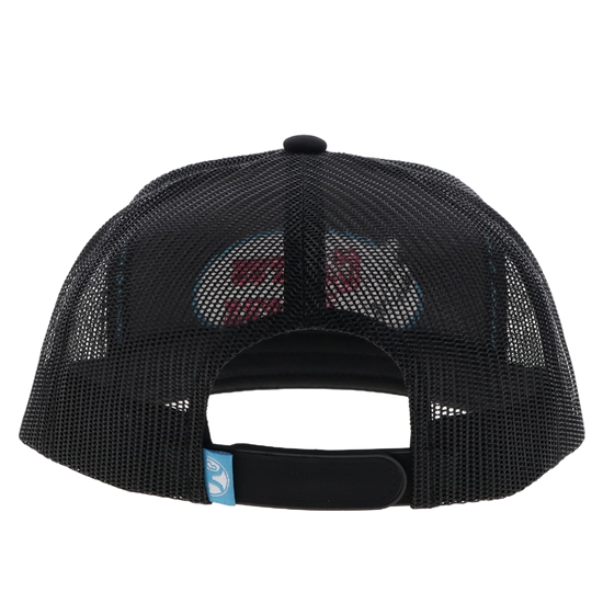 Hooey Ladies Cactus Ropes 5-Panel Black Snapback Hat CR113