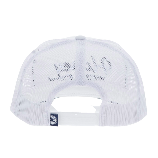 Hooey Men's OG 5-Panel White & Maroon Snapback Hat 2560T-WHMR