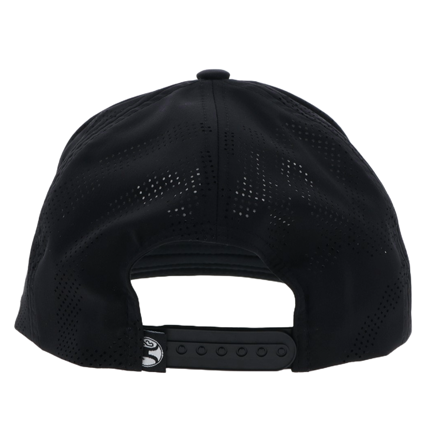 Hooey Men's OG 5-Panel Black & White Snapback Hat 2560T-BK