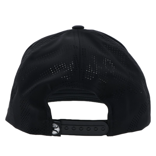 Hooey Men's OG 5-Panel Black & White Snapback Hat 2560T-BK