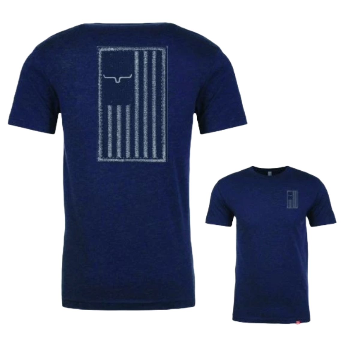 Kimes Ranch Men's Patched Logo Graphic Midnight Navy T-Shirt MSH0000132-BL002