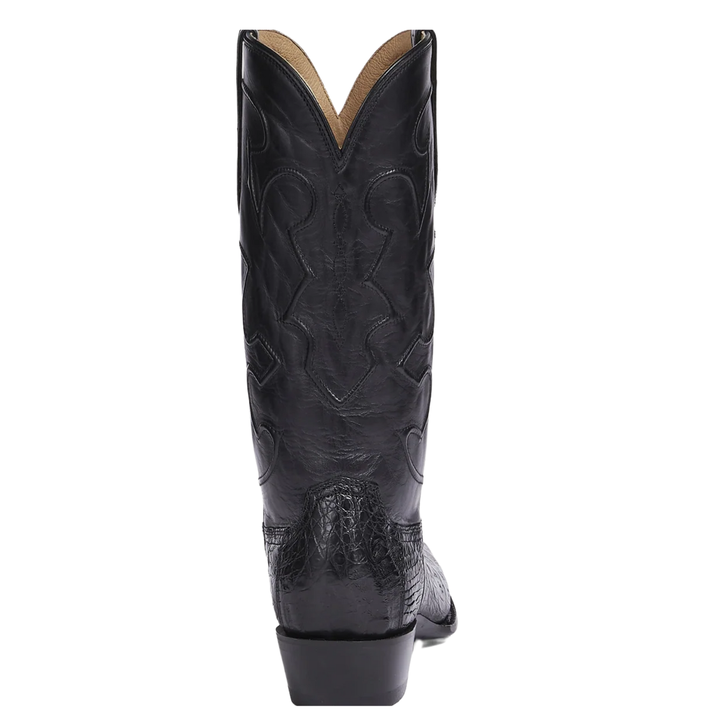Lucchese Men's Charles Black Caiman Ultra Belly Boots M1636.R4