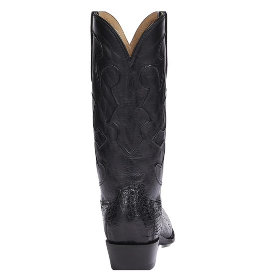 Lucchese Men's Charles Black Caiman Ultra Belly Boots M1636.R4