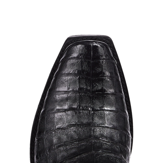 Lucchese Men's Charles Black Caiman Ultra Belly Boots M1636.R4