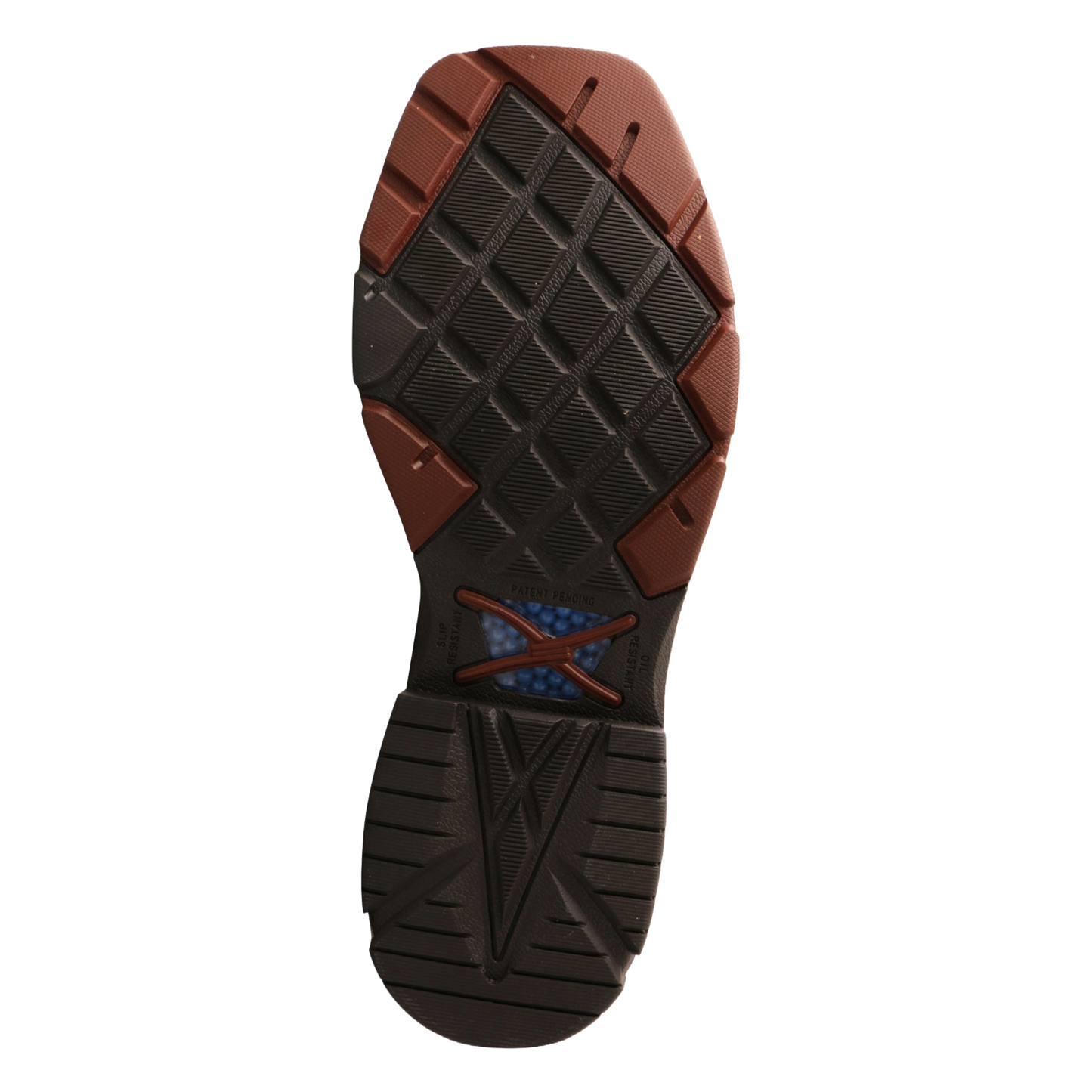 Twisted X Men's 12" Western Mocha and Navy Work Boot MXBAW01