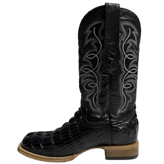 Cowtown Men's Black Alligator Leather Western Boot Q6096