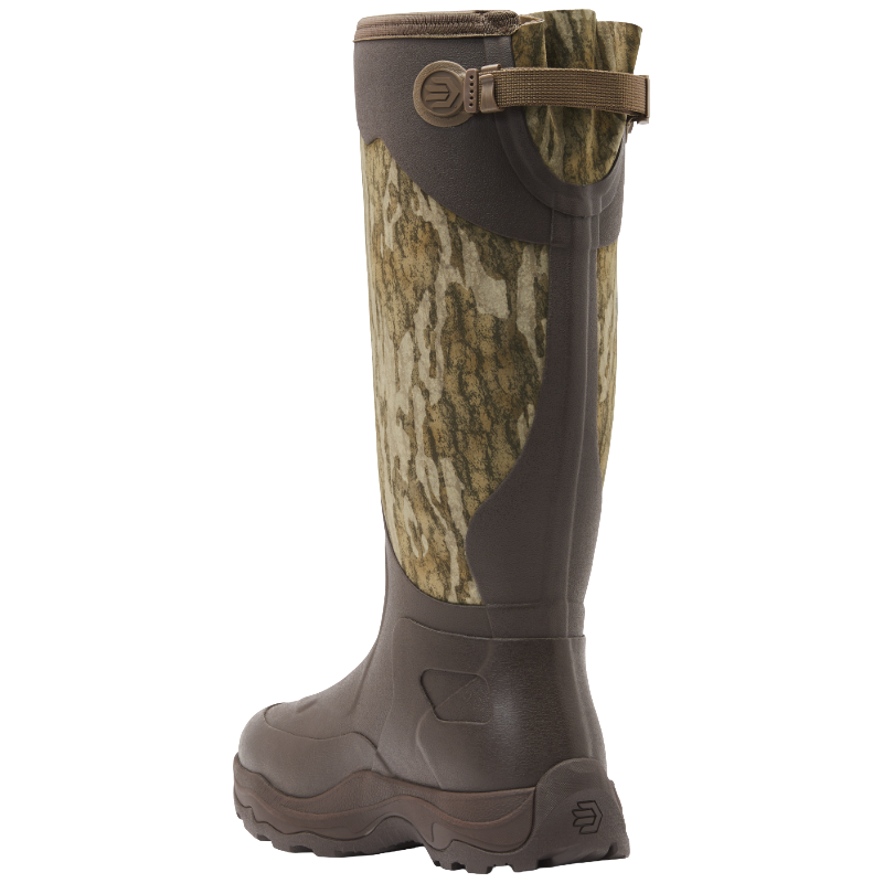 Lacrosse Men's Alpha Agility 17" Mossy Oak Bottomland Boot 302474