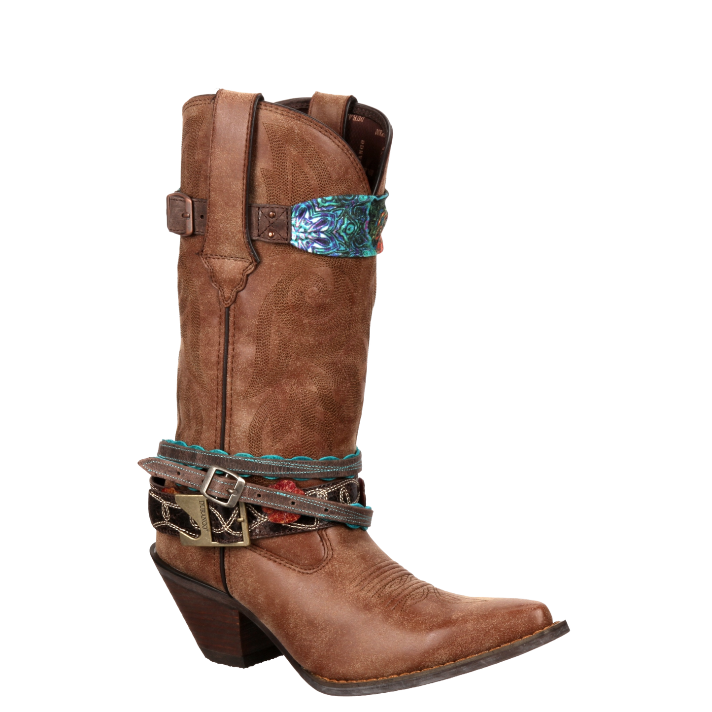 Durango Ladies Crush Accessorize Brown Western Boot DCRD145