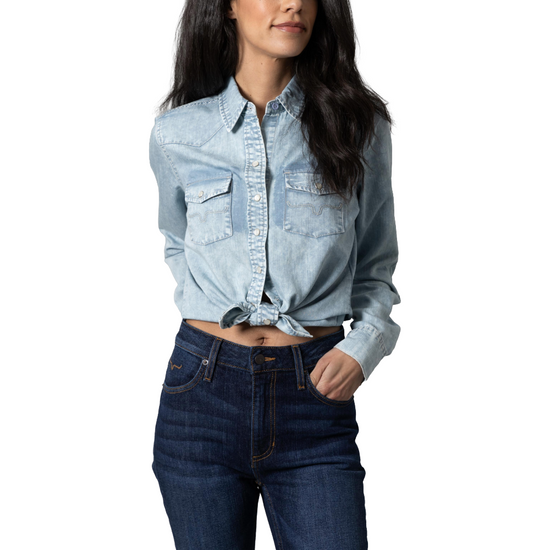 Kimes Ranch® Ladies Kc Tencel Light Blue Button Down Shirt WTO0000004-BL003