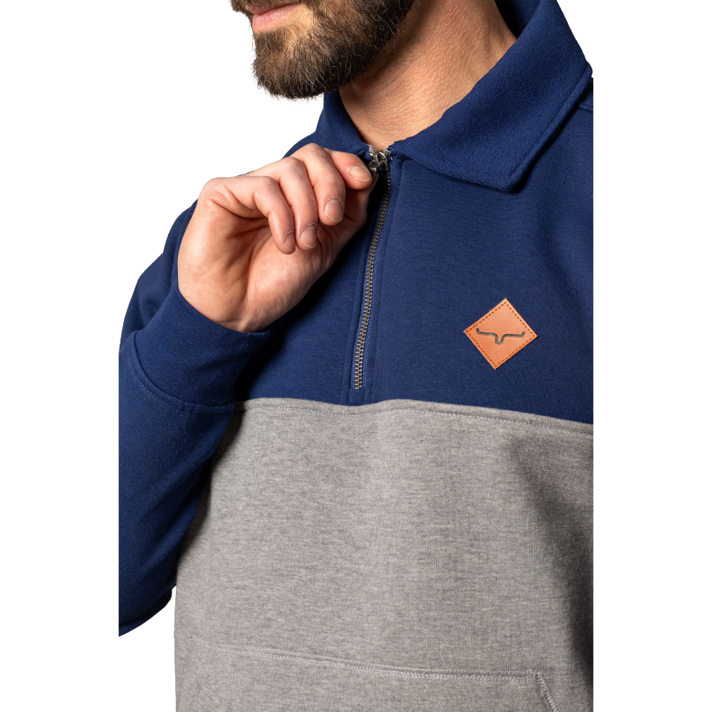 Kimes Ranch® Men's Diamond Head Navy & Grey Pullover MSW0000010-BL064