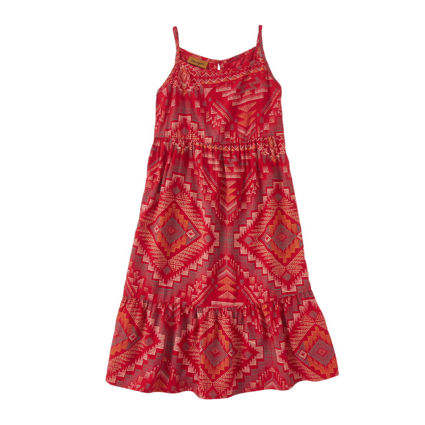 Wrangler Girls Retro® Aztec Red Maxi Dress 112346572